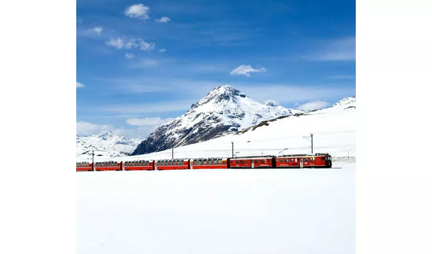 Tren Rojo Bernina: Ida y vuelta desde Milán