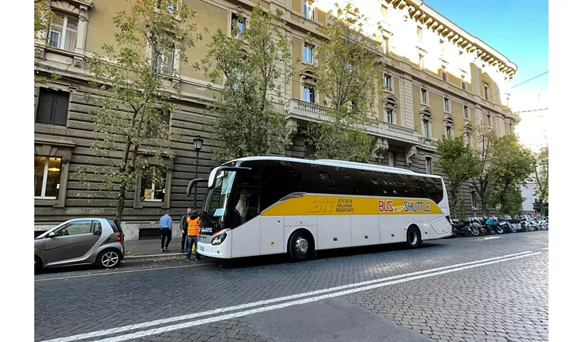 Roma: Tour a piedi + trasferimento da Civitavecchia