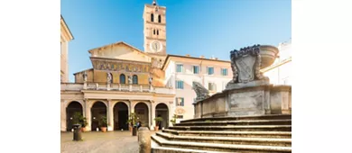 Trastevere Roma: Tour guidato a piedi + ingresso alla Basilica di Santa Maria