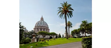 Museos Vaticanos: Entrada rápida + Visita a los Jardines Vaticanos en minibús