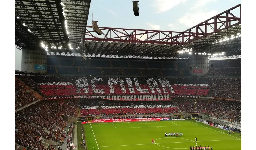 Partita di calcio del Milan