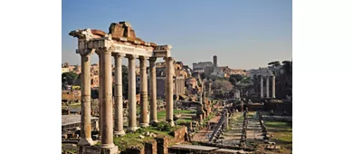 Roman Forum and Palatine Hill Entry with Multimedia Video