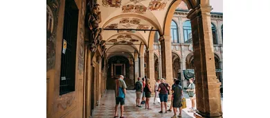 Bolonia: Visita guiada a pie + Entrada al Archiginnasio