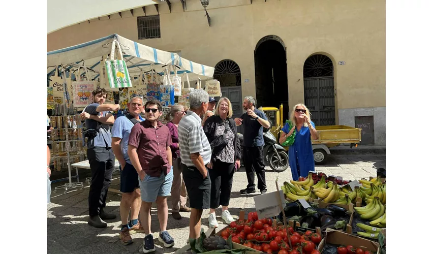 Palermo: Market Tour + Cooking Class + Meal & Unlimited Wine