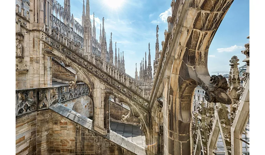 Duomo de Milán: Visita guiada de la Catedral + Azoteas