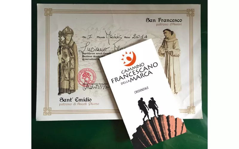 La Credenziale del Cammino Francescano della Marca E le altre credenziali