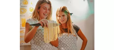 Corso di cucina "Spritz e spaghetti a Roma": pasta fresca + 3 cocktail