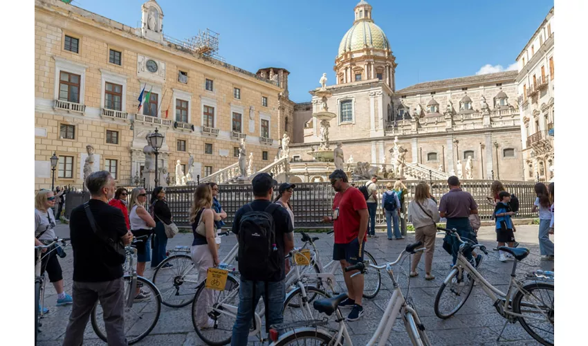 Palermo: Visita guiada de bicicleta