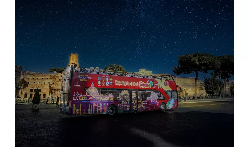 Roma: Visita nocturna en autobús