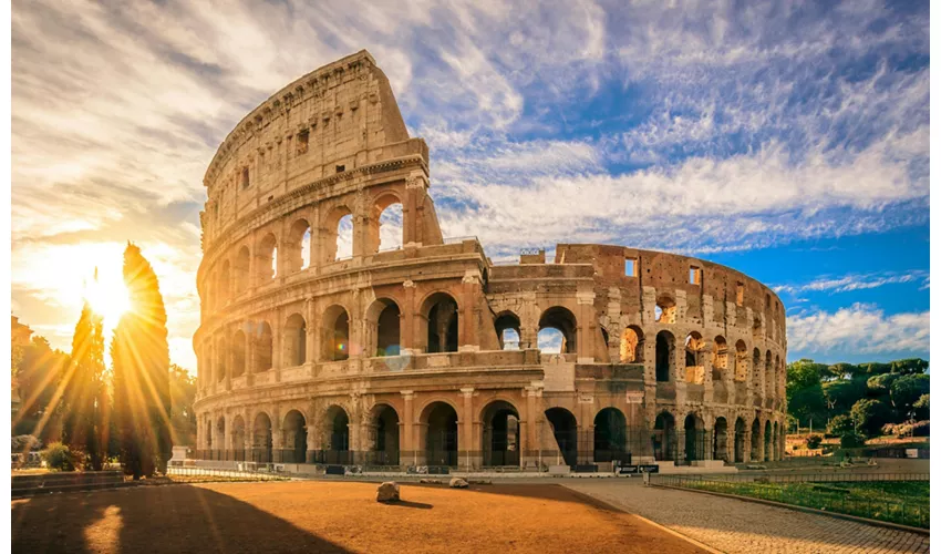 Colosseo, Arena, Foro Romano e Palatino + Tour guidato semi-privato