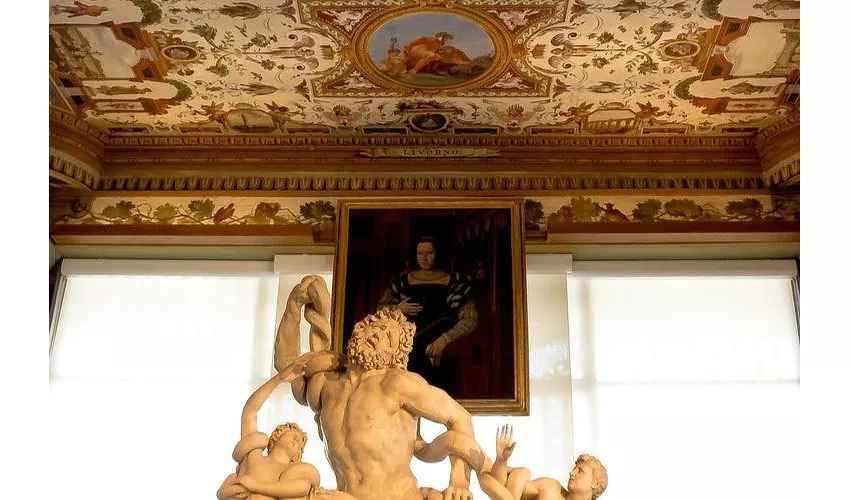 Galleria dell'Accademia e degli Uffizi: Tour guidato + viaggio di andata e ritorno da Roma