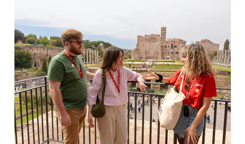 Colosseo, Foro Romano e Palatino + Tour guidato