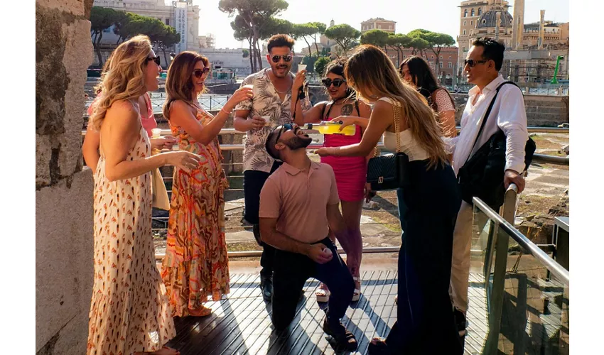 Roma: Visita guiada de historia y bebida