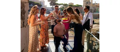 Roma: Visita guiada de historia y bebida