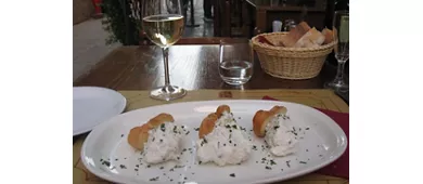 Venecia: Cena en un restaurante veneciano en el barrio de Cannaregio