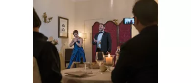 Palacio Pamphilj Roma: Cena de Ópera con Actuaciones en Directo
