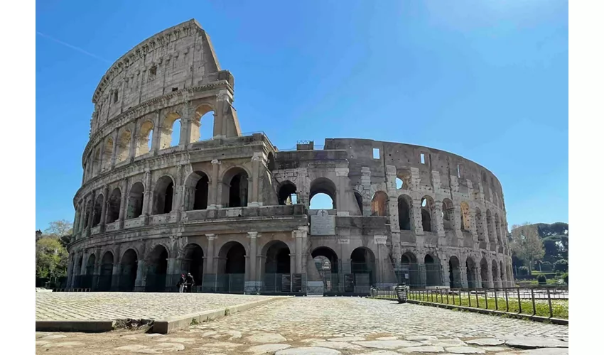 Coliseo, Foro Romano y monte Palatino + Tour guiado exprés