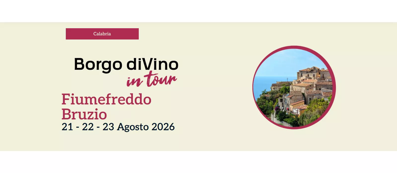 Borgo diVino in tour 2026