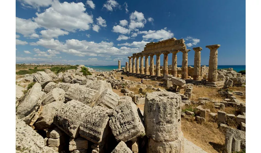 Entrance to Selinunte Archeological Park + Roundtrip Shuttle Service