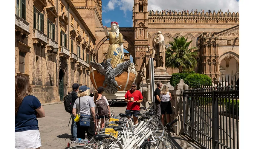 Palermo: Visita guiada de bicicleta
