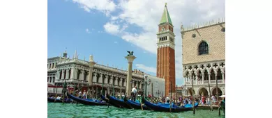 Venice: Gondola ride through the Bridge of Sighs and St.Mark’s Basin