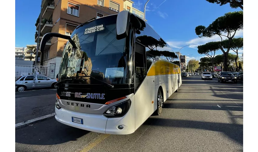 Roma-Fiumicino: Transfer con Bus Navetta SIT tra l'Aeroporto e la Città