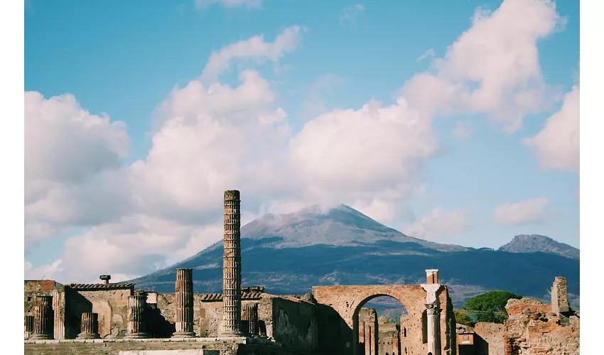 Pompei e il Vesuvio: Gita di un giorno da Roma con pranzo a base di pizza napoletana