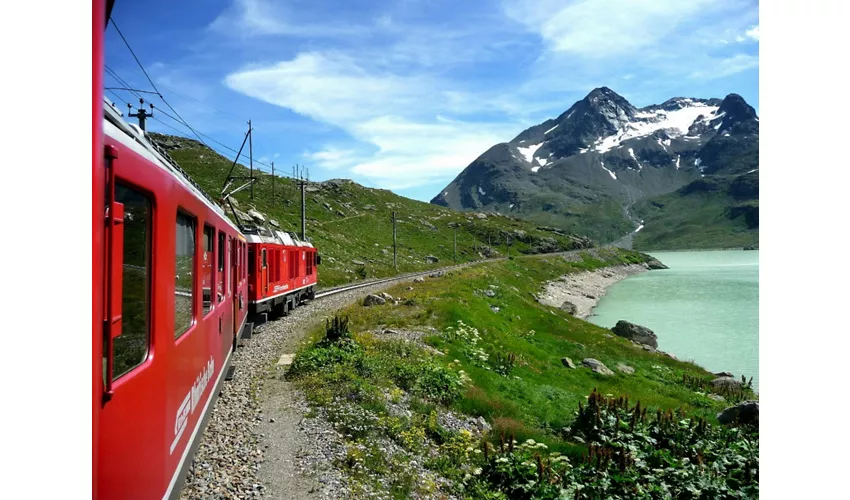 Tren Rojo Bernina: Ida y vuelta desde Milán