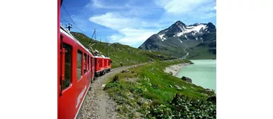 Tren Rojo Bernina: Ida y vuelta desde Milán