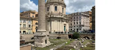 Roma: Tour panoramico in autobus + viaggio di andata e ritorno da/per Civitavecchia