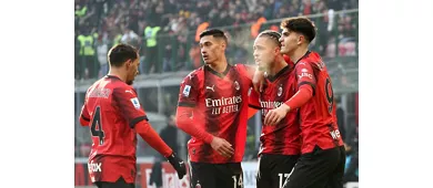 Partita di calcio del Milan