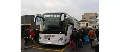 Bus From Venice Marco Polo Airport Bus Parking to Cortina