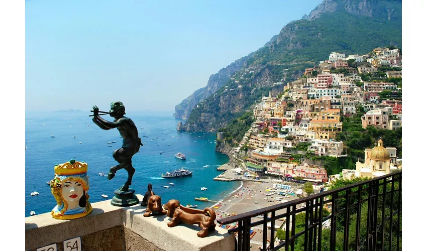 Positano & Amalfi Coast: Guided Day Trip by High-Speed Train from Rome
