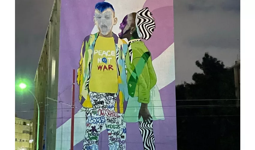 Palermo: Geführte Street Art Walking Tour + handwerkliche Gelato-Verkostung