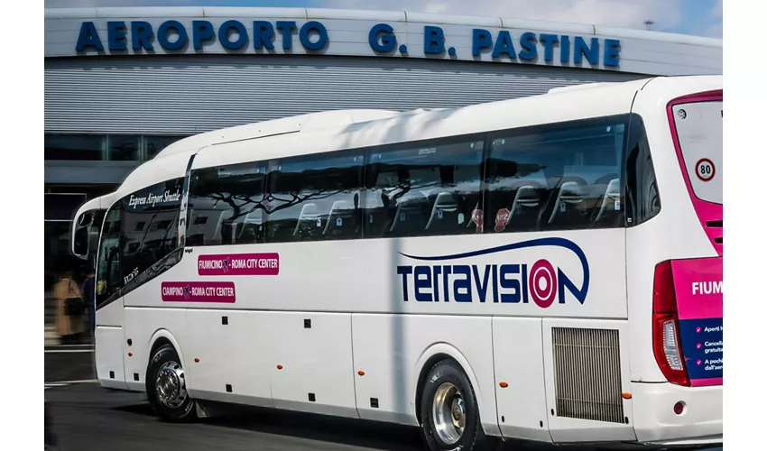 Roma: Traslado en autobús del Aeropuerto de Ciampino a Roma Termini