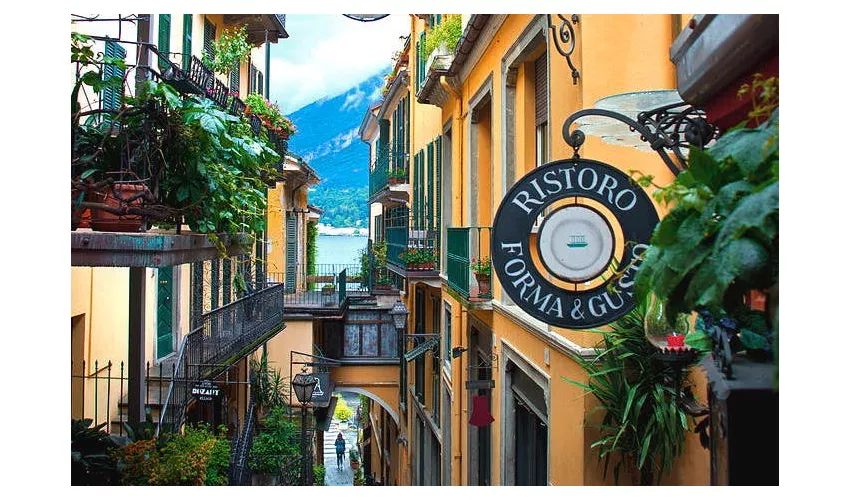 Lago Como, Lugano y Bellagio: Excursión de un día desde Milán + Crucero Privado en Barco