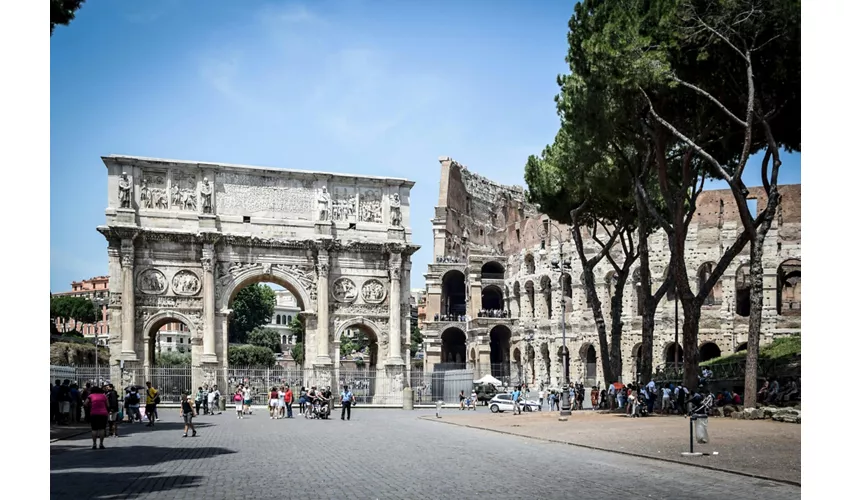 Colosseum, Roman Forum & Palatine Hill + Guided Tour
