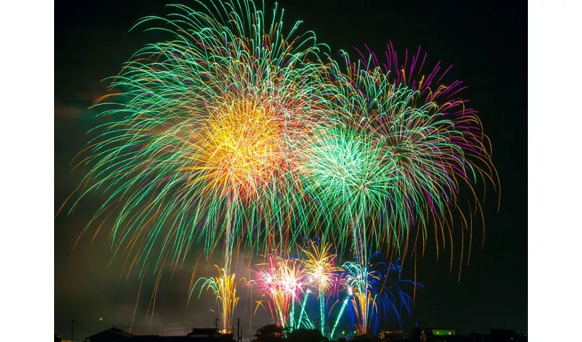 Comacchio (FE), Fuochi artificiali, Archivio Comune Comacchio, CC-BY-NC-SA, 3.0