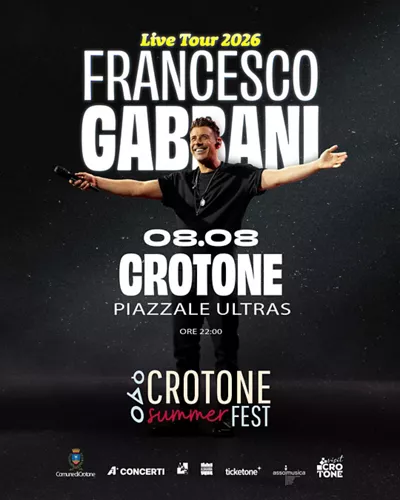 Concerto Francesco Gabbani Crotone
