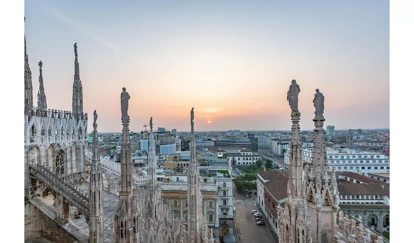 Terrazas del Duomo de Milán: Visita privada