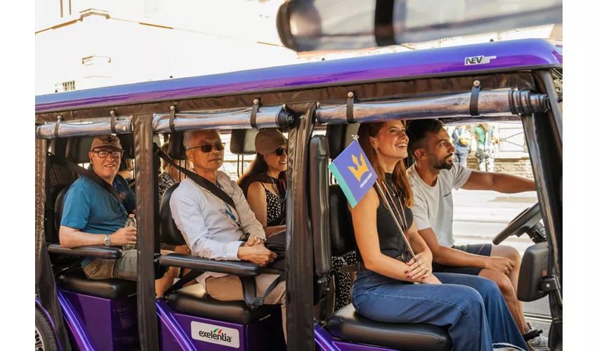 Borghese Gallery Reserved Entry with Audio Guide + Rome Private Golf Cart Tour