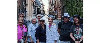 Roma: Tour guidato serale in bicicletta