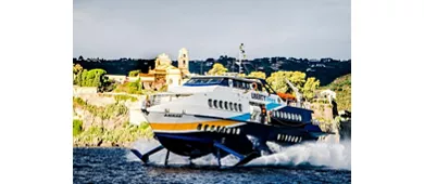 Islas Eolias: Ferry de ida de Filicudi a Lípari