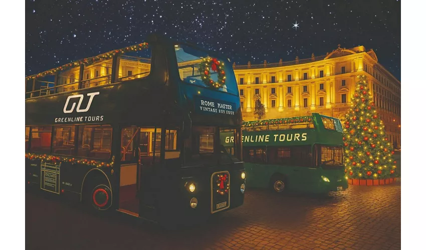 Green Line Tours Rome: Hop On Hop Off Bus By Night