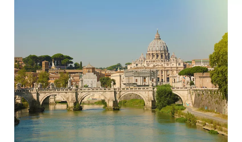 Trastevere, Fontana di Trevi e Isola Tiberina Roma: Tour guidato, crociera e degustazione