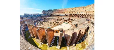 Colosseum, Arena, Roman Forum & Palatine Hill + Guided Tour