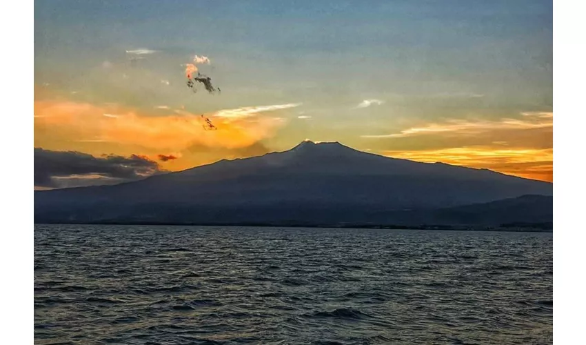 Taormina: Delfin Tour bei Sonnenuntergang + Aperitif
