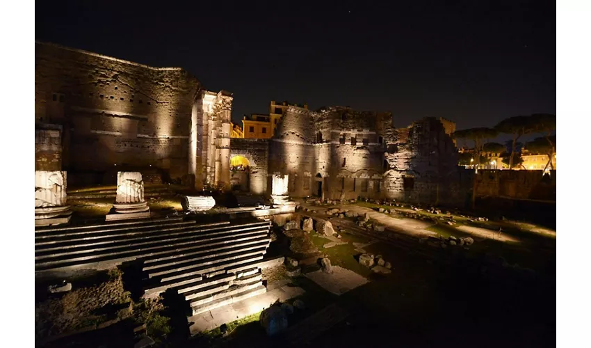 Foro Romano y Colina Palatina: Entrada + Espectáculo nocturno de luces