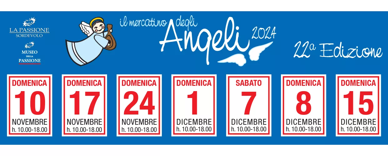 Mercatino Angeli 2024 Cartolina