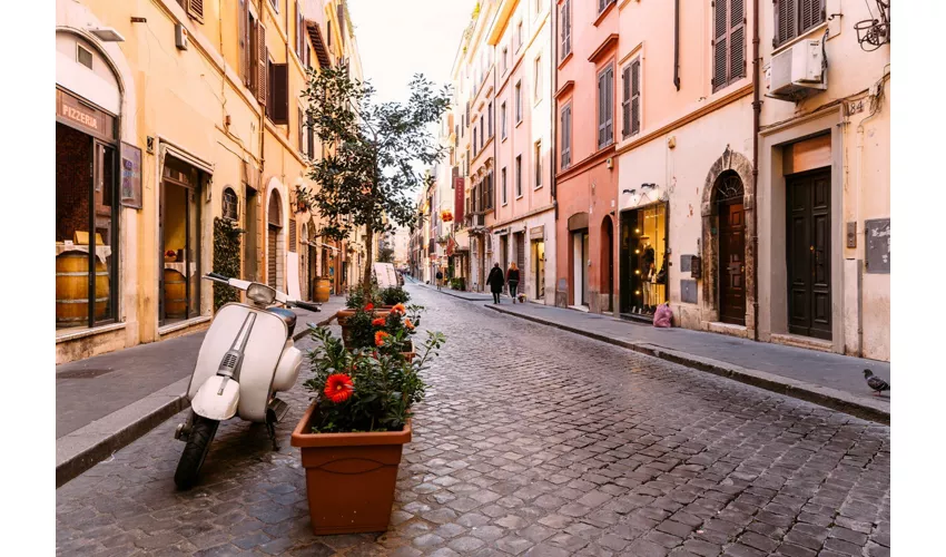 Trastevere Roma: Tour guidato a piedi + ingresso alla Basilica di Santa Maria